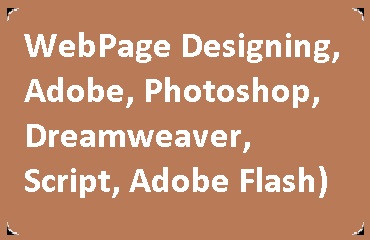 WebPage Designing, Adobe, PhotoshoP